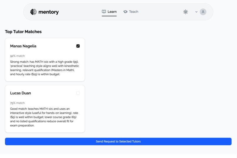 Mentory – screenshot 5