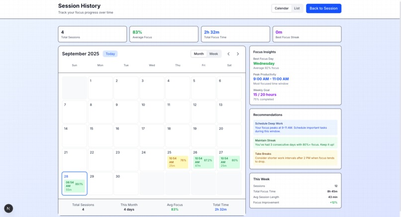 Focus Flow – screenshot 4