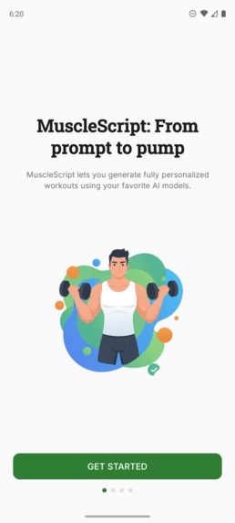 MuscleScript: From prompt to pump. – screenshot 2
