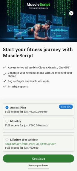 MuscleScript: From prompt to pump. – screenshot 11