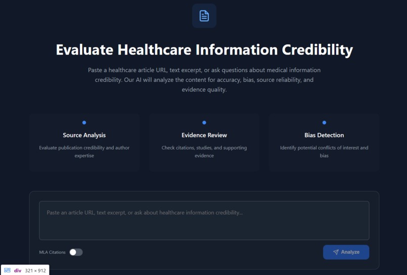 HealthCheck AI – screenshot 1