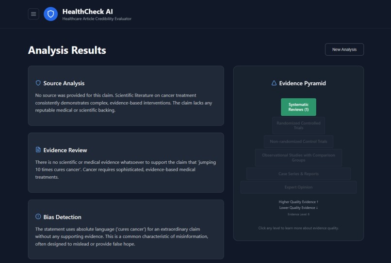 HealthCheck AI – screenshot 3