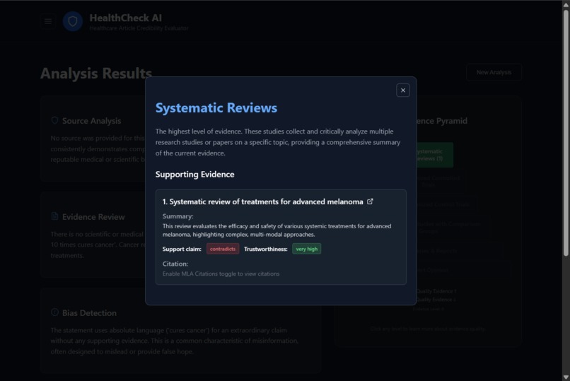 HealthCheck AI – screenshot 4