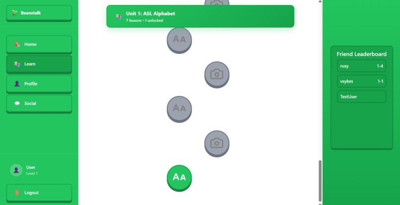BeanStalk: AI-Powered Sign Language Learning Platform – screenshot 9