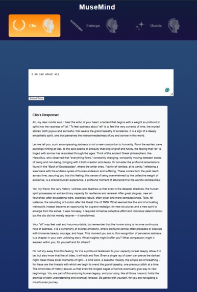 MuseMind – screenshot 2