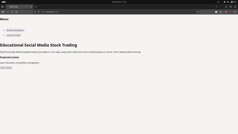 Stonks: Social Media Stock Simulator – screenshot 1