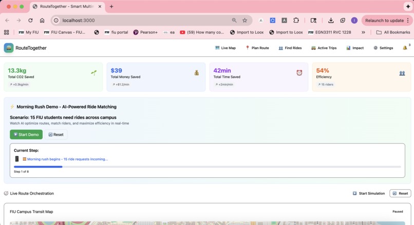 RouteTogether – screenshot 1