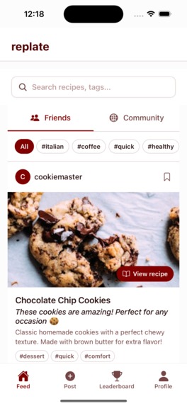 Replate – screenshot 1