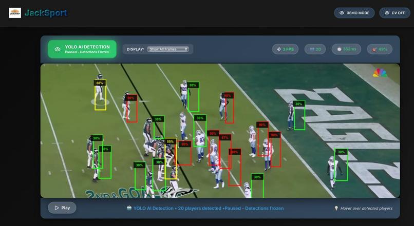 JackSport: Where Computer Vision Meets the Bleachers – screenshot 1