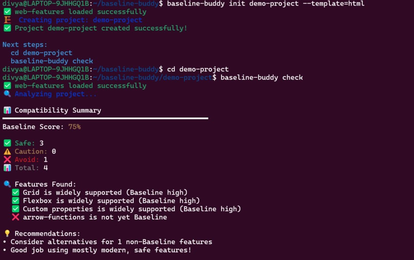 Baseline Buddy – screenshot 2