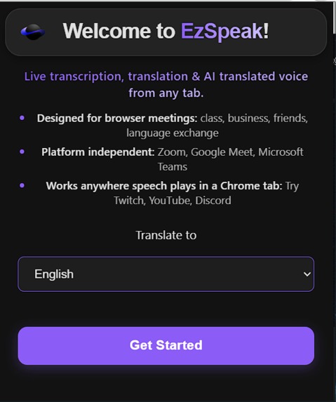 EzSpeak – screenshot 2