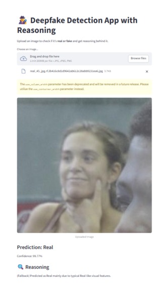 Deepfake Sentinel: AI-Powered Safety Shield – screenshot 1