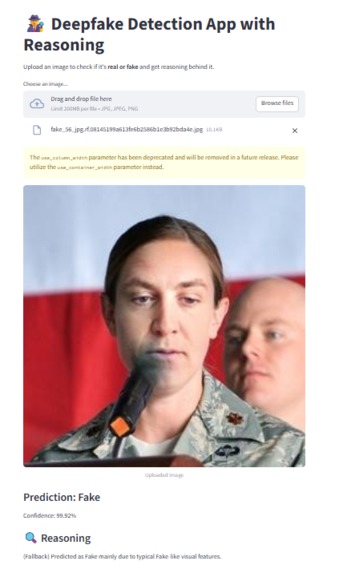 Deepfake Sentinel: AI-Powered Safety Shield – screenshot 2
