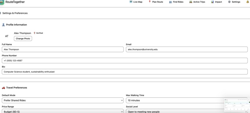 RouteTogether – screenshot 7