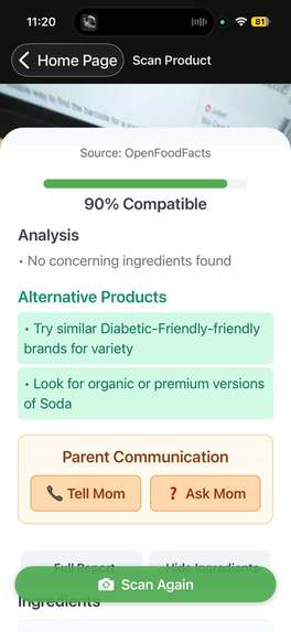 nutriLens – screenshot 3