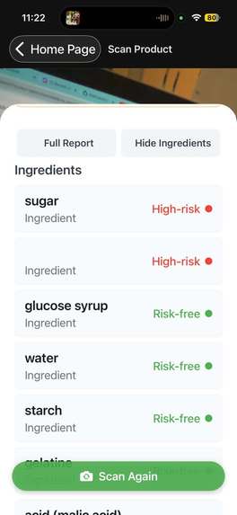 nutriLens – screenshot 4