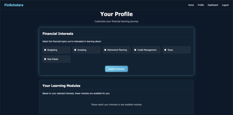 FinScholars – screenshot 4