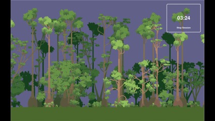 Rainforest Pomodoro – screenshot 2