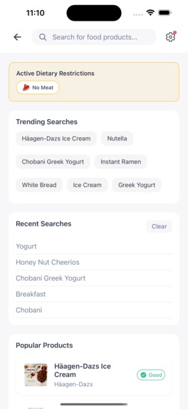 nutriLens – screenshot 8