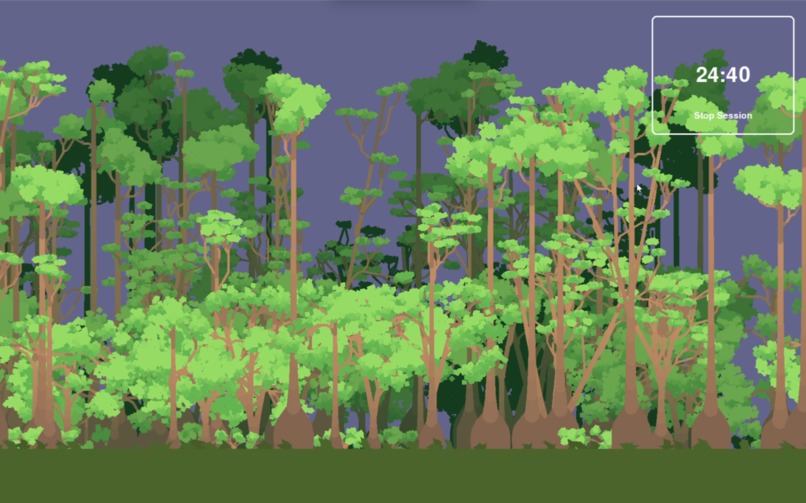 Rainforest Pomodoro – screenshot 3