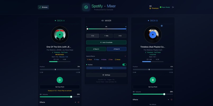 Spotify-Mixer – screenshot 3