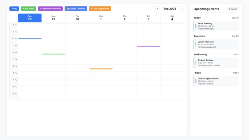 The CalendarPal – screenshot 2
