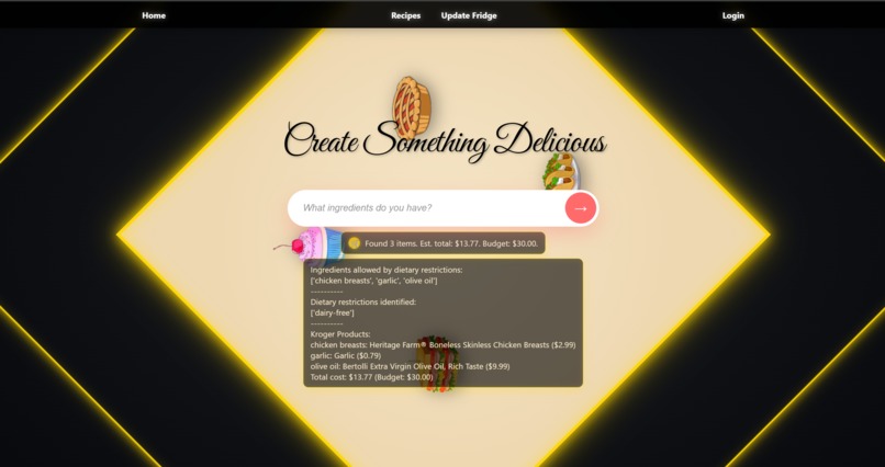 Automated Grocery Tracker – screenshot 1