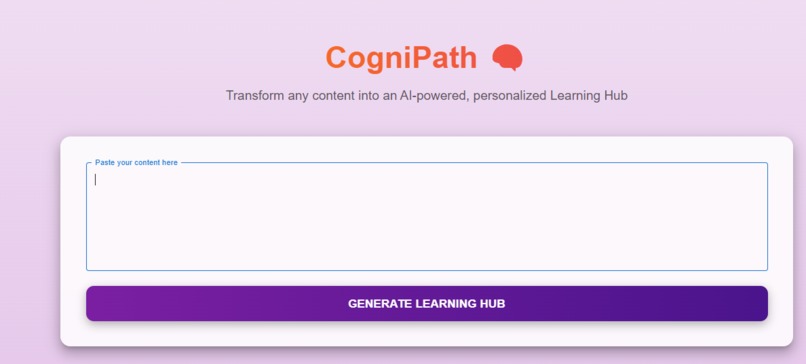 CogniPath – screenshot 2
