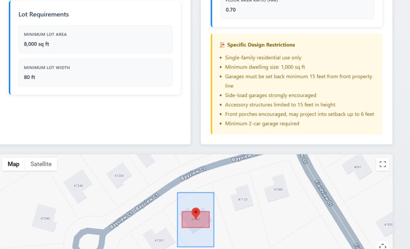 Canton Zoning Analysis  – screenshot 3