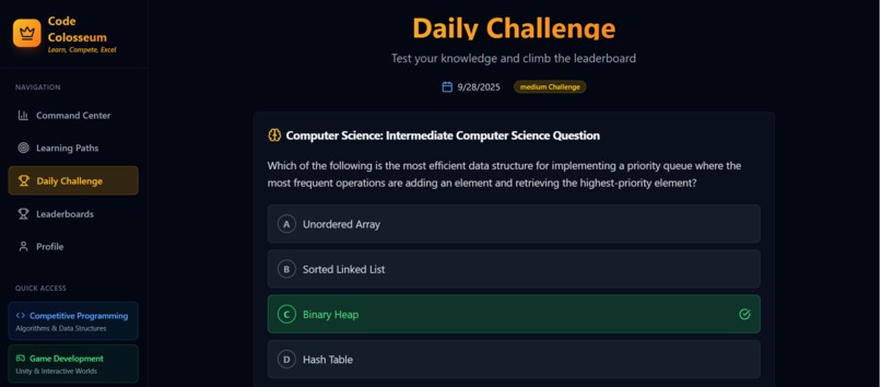 Code Colosseum – screenshot 4