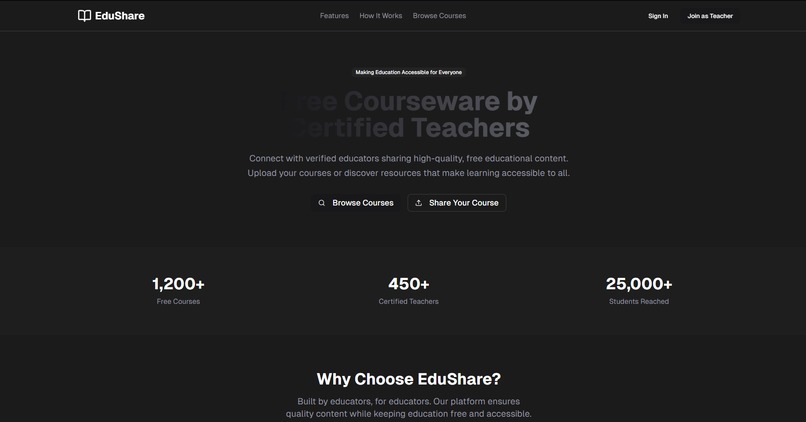 EduShare – screenshot 1