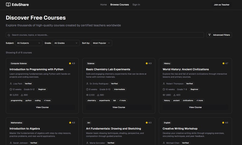 EduShare – screenshot 5