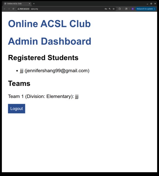 Online ACSL Club – screenshot 3
