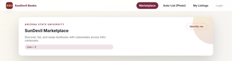 ASU-TextBook-Marketplace – screenshot 1