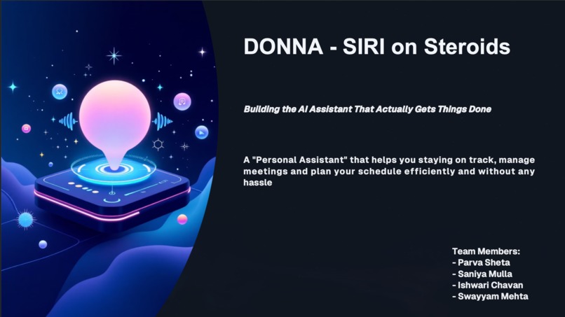 DONNA - SIRI on Steroids – screenshot 1