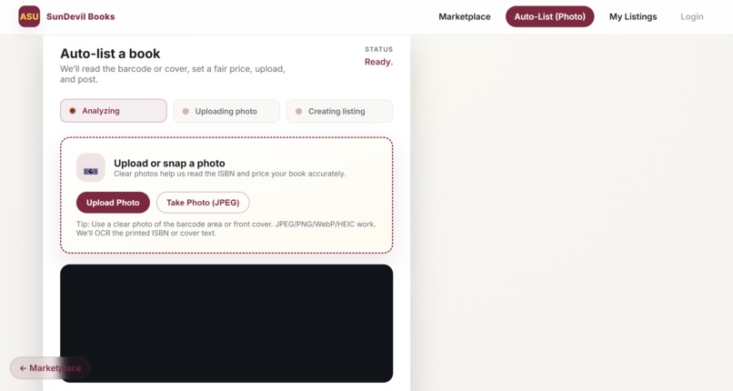 ASU-TextBook-Marketplace – screenshot 2