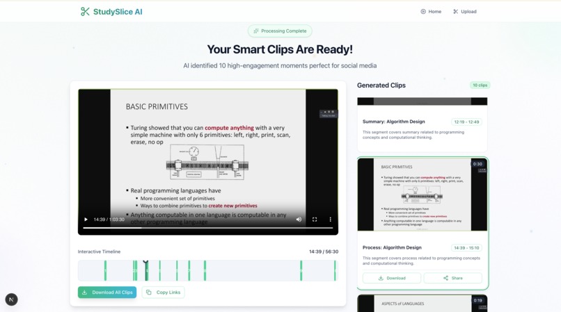 StudySlice AI – screenshot 3