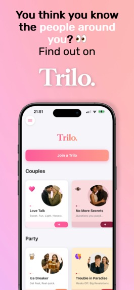 Trilo - Social Quiz App – screenshot 1