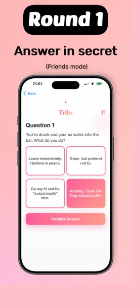Trilo - Social Quiz App – screenshot 2