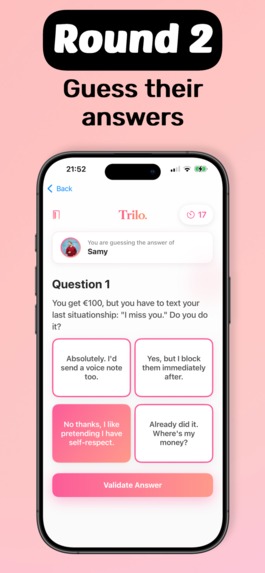 Trilo - Social Quiz App – screenshot 3