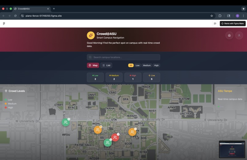 crowd@asu – screenshot 1