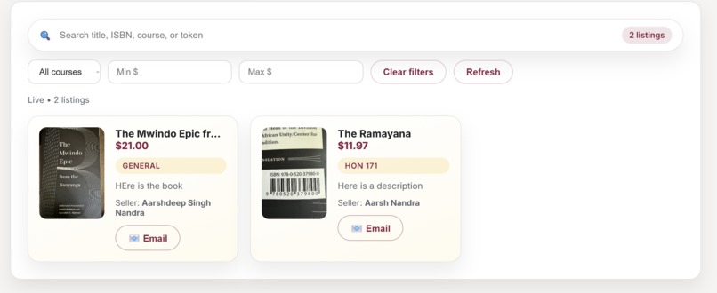 ASU-TextBook-Marketplace – screenshot 3