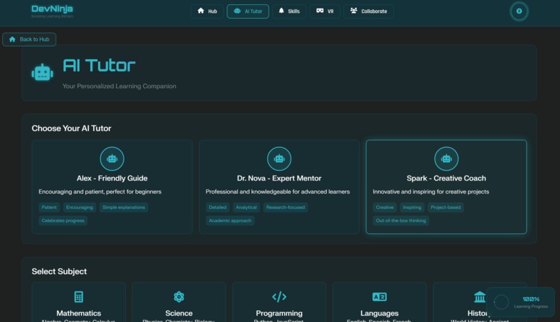  DevNinja: The Ultimate Learning Ecosystem – screenshot 1