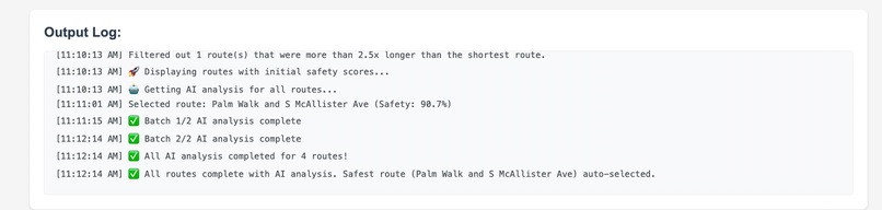 SafeRoute – screenshot 3