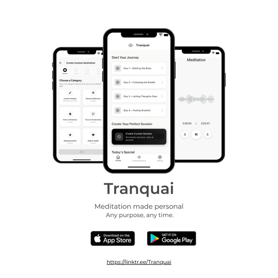 Tranquai - AI Guided Meditation – screenshot 2