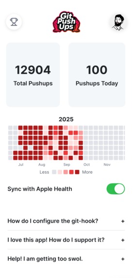 Git Pushups – screenshot 6