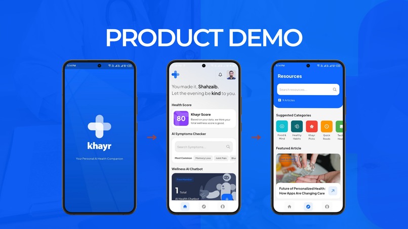 Khayr – Your AI Health Companion – screenshot 1