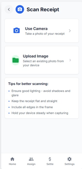 AA - Receipt Split – screenshot 2