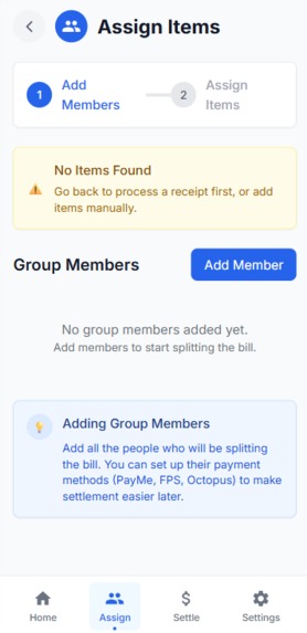AA - Receipt Split – screenshot 3
