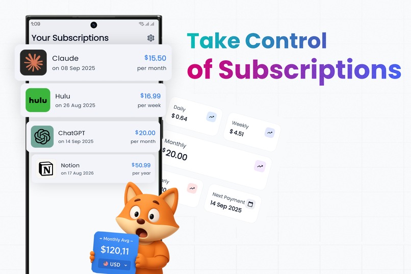 Subscriptions Manager  – screenshot 1